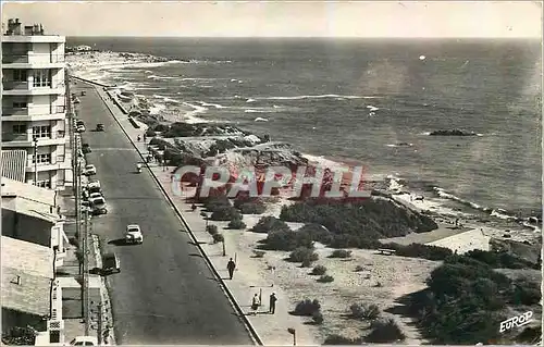 Moderne Karte Les Sables d'Olonne Vendee La plage et le remblai