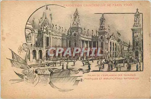 Ansichtskarte AK Exposition Universelle de Paris 1900 Palais de l'Esplanade des Invalides