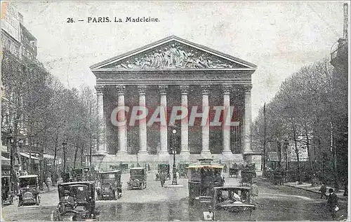 Ansichtskarte AK Paris La Madeleine Automobile