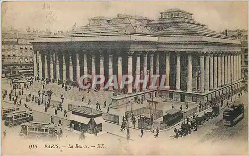 Cartes postales Paris La Bourse