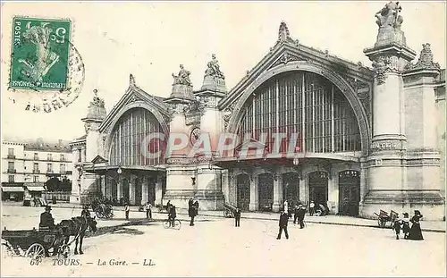 Cartes postales Tours La Gare