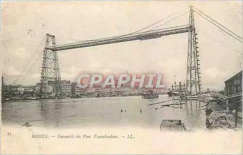 Cartes postales Rouen Ensemble du Pont Transbordeur