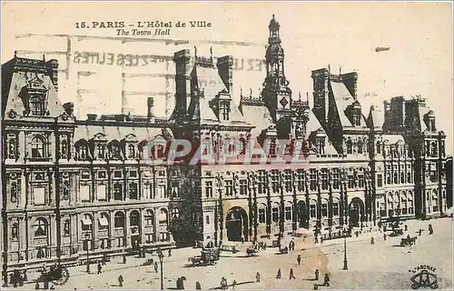 Cartes postales Paris L'Hotel de Ville