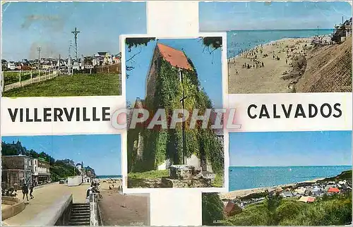 Moderne Karte Villerville Calvados