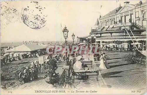 Cartes postales Trouville sur Mer La Terrasse du Casino