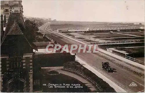 Moderne Karte Deauville Plage Fleurie Les Terrasses et les Jardins