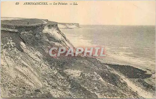 Ansichtskarte AK Arromanches Les Falaises