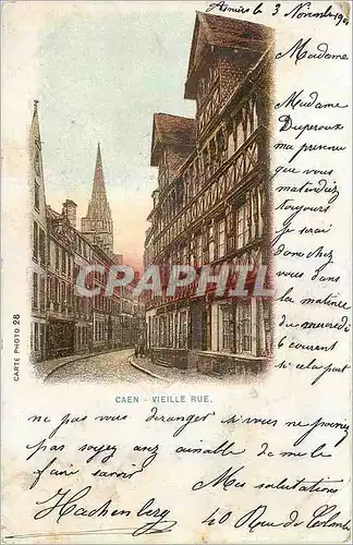 Cartes postales Caen Vieille Rue