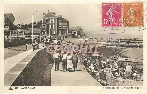 Cartes postales Langrune Promenade de la nouvelle digue