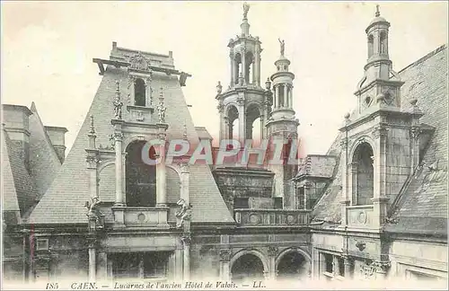 Ansichtskarte AK Caen Lucarnes de l'Ancien Hotel de Valois