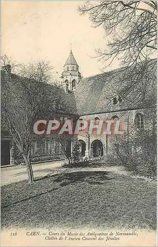 Cartes postales Caen Cours du Musee des Antiquaires de Normandie Cloitre de l'Ancien Couvent des Jesuites