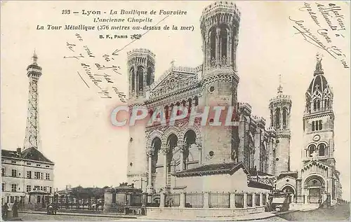 Cartes postales Lyon La Basilique de Fourviere l'Ancienne Chapelle