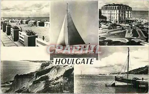 Cartes postales moderne Houlgate Calvados La Plage Bateau