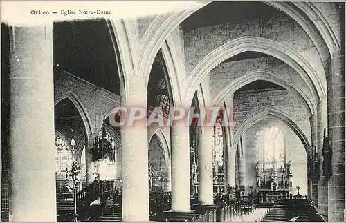 Cartes postales Orbec Eglise Notre Dame