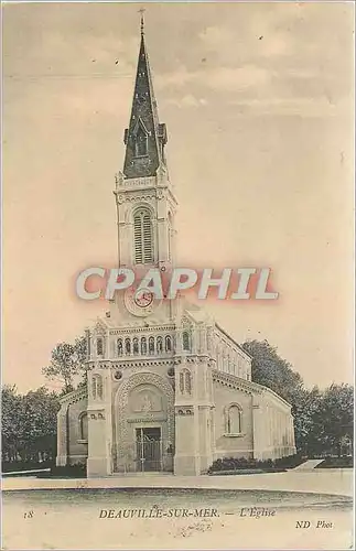 Cartes postales Deauville sur Mer L'Eglise