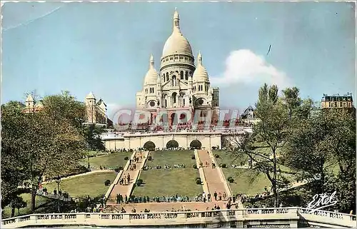 Cartes postales moderne Paris Le Sacre Coeur Montmartre