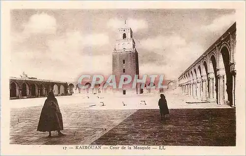 Cartes postales Kairouan Cour de la Mosquee