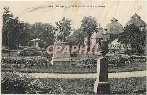 Ansichtskarte AK Rennes Les Serres du Jardin des Plantes