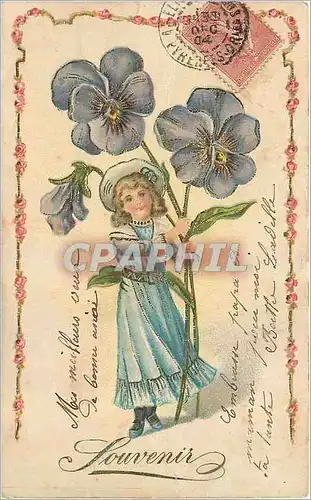Cartes postales Souvenir Enfant