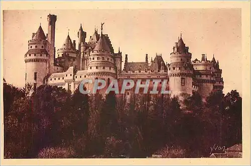 Ansichtskarte AK Chateau de Pierrefonds Oise Cote Est