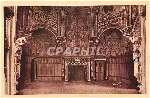 Ansichtskarte AK Chateau de Pierrefonds Oise Une des Chambres du Chateau