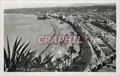 Ansichtskarte AK Nice Panorama pris des Terrasses du Chateau