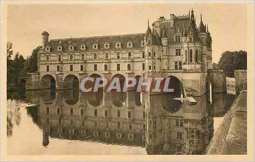 Cartes postales Chenonceaux Indre et Loire Le Chateau Facade Est