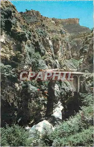 Cartes postales Excursion des Gorges du Loup Le Pont de l'Abime