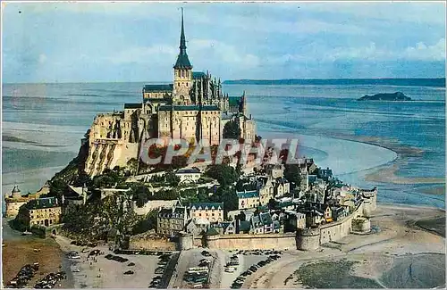 Cartes postales Le Mont Saint Michel Vue Aerienne