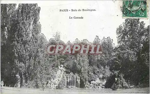 Ansichtskarte AK Paris Bois de Boulogne La Cascade