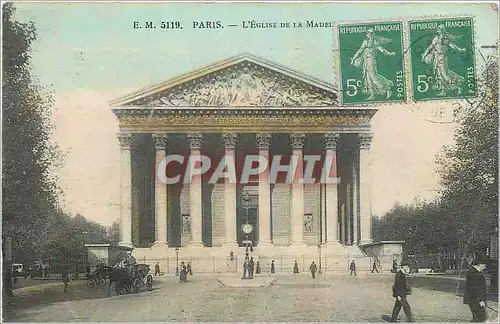 Cartes postales Paris L'Eglise de la Madeleine