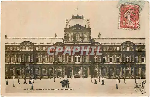 Cartes postales Paris Louvre Pavillon Richelieu