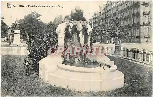 Ansichtskarte AK Dijon Fontaine Jeunesses place Darcy