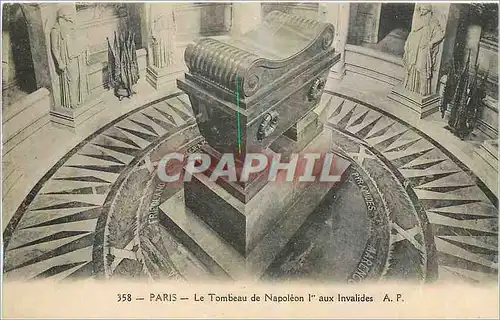 Cartes postales Paris Le Tombeau de Napoleon I aux Invalides