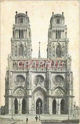 Cartes postales Orleans La Cathedrale