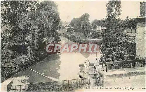 Ansichtskarte AK Beauvais Le Therain au Faubourg St Jacques