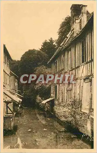 Ansichtskarte AK Evreux Eure Vieilles maisons au bord de l'Iton