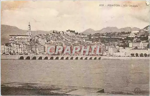 Cartes postales Menton Vue Generale