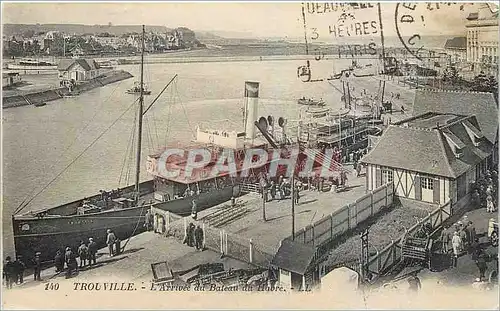 Ansichtskarte AK Trouville L'Arrivee du Bateau du Havre