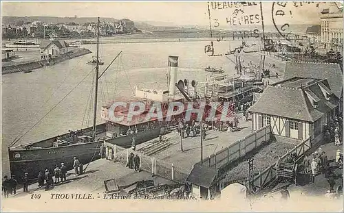 Cartes postales Trouville L'Arrivee du Bateau du Havre