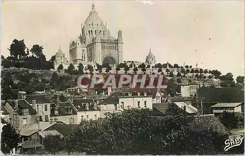 Moderne Karte Lisieux Calvados La Basilique