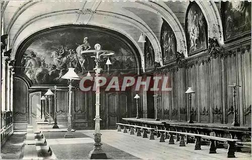 Moderne Karte Caen Calvados Lycee Malherbe L'Abbaye aux hommes