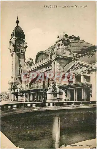 Cartes postales Limoges La Gare Facade
