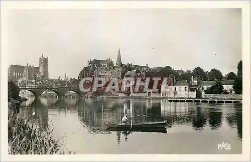 Cartes postales moderne Auxerre Vue sur l'Yonne