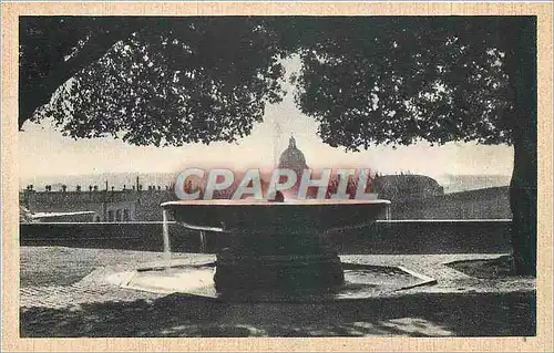 Cartes postales Roma Pincio Fontaine de Villa Medici