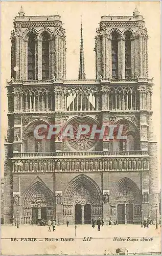 Cartes postales Paris Notre Dame