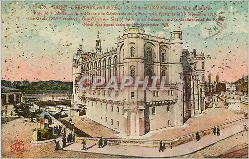 Cartes postales Saint Germain en Laye Le Chateau Vue generale