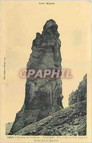 Cartes postales Environs de Guillestre Eygliers Rive droite du Guil