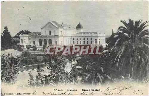 Cartes postales Hyeres Grand Casino