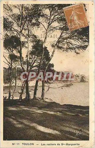 Cartes postales Toulon Les rochers de Ste Marguerite